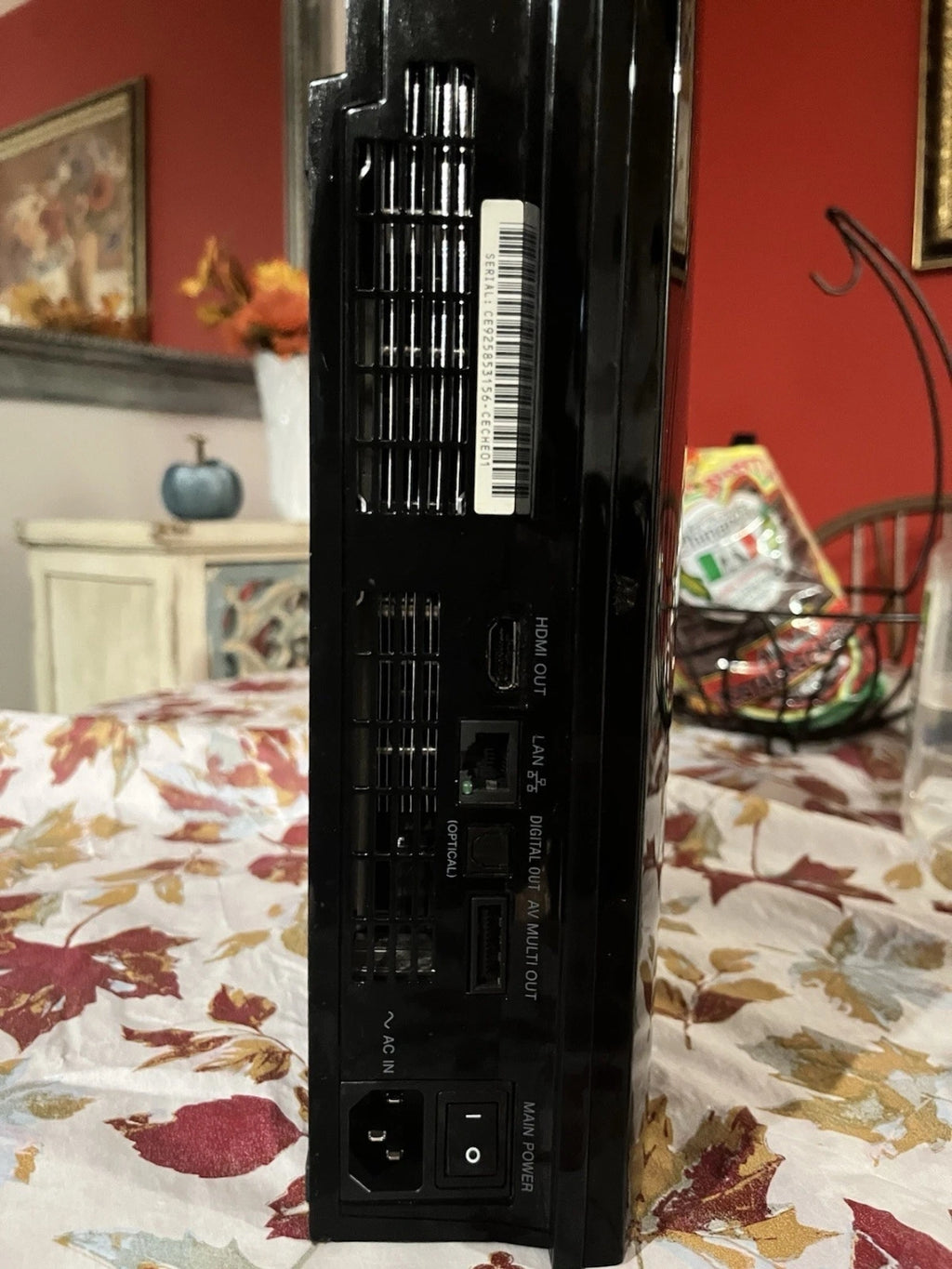 Sony PlayStation 3 Fat PS3 Ceche01 Backwards compatible 80GB black