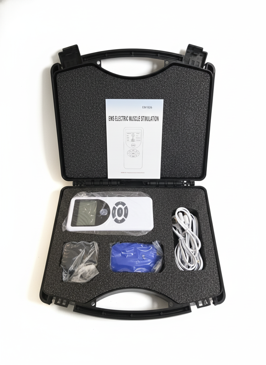 Dr. Franklin's EMS Electric Muscle Stimulation Kit - Complete Therapy System with Case