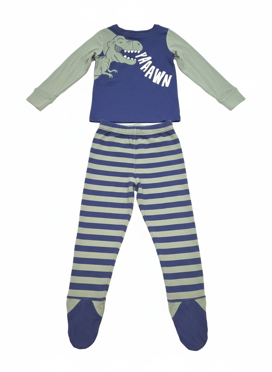 Old Navy Boys Dinosaur Pajama Set - Size 5T