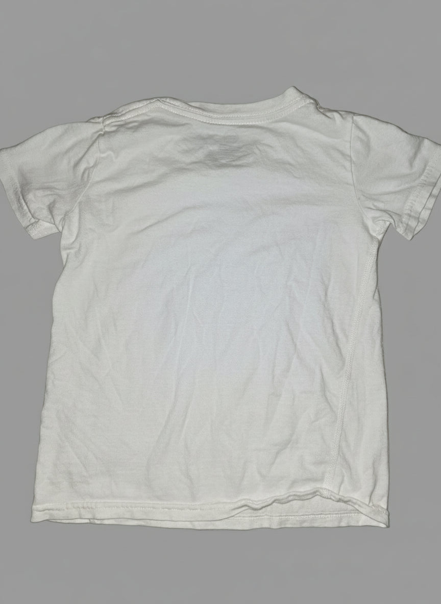Wonder Nation Classic White Short-Sleeve T-Shirt - Kids Size 5