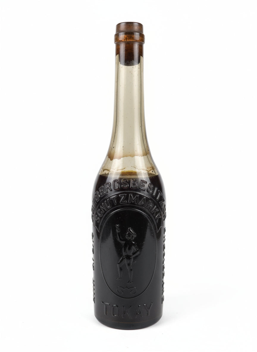 Vintage German Tokay Wine Bottle – Glass (1940s–60s), Lower Price for Local Pickup/Delivery