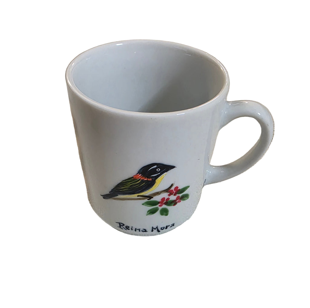 Vintage Puerto Rican Reina Mora Ceramic Mug - Inés Fábregas Caguas